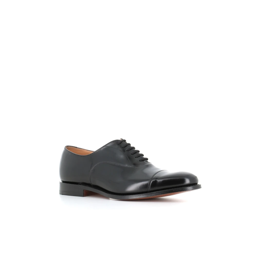 Church's Zwarte Oxford Platte Schoenen Black Heren