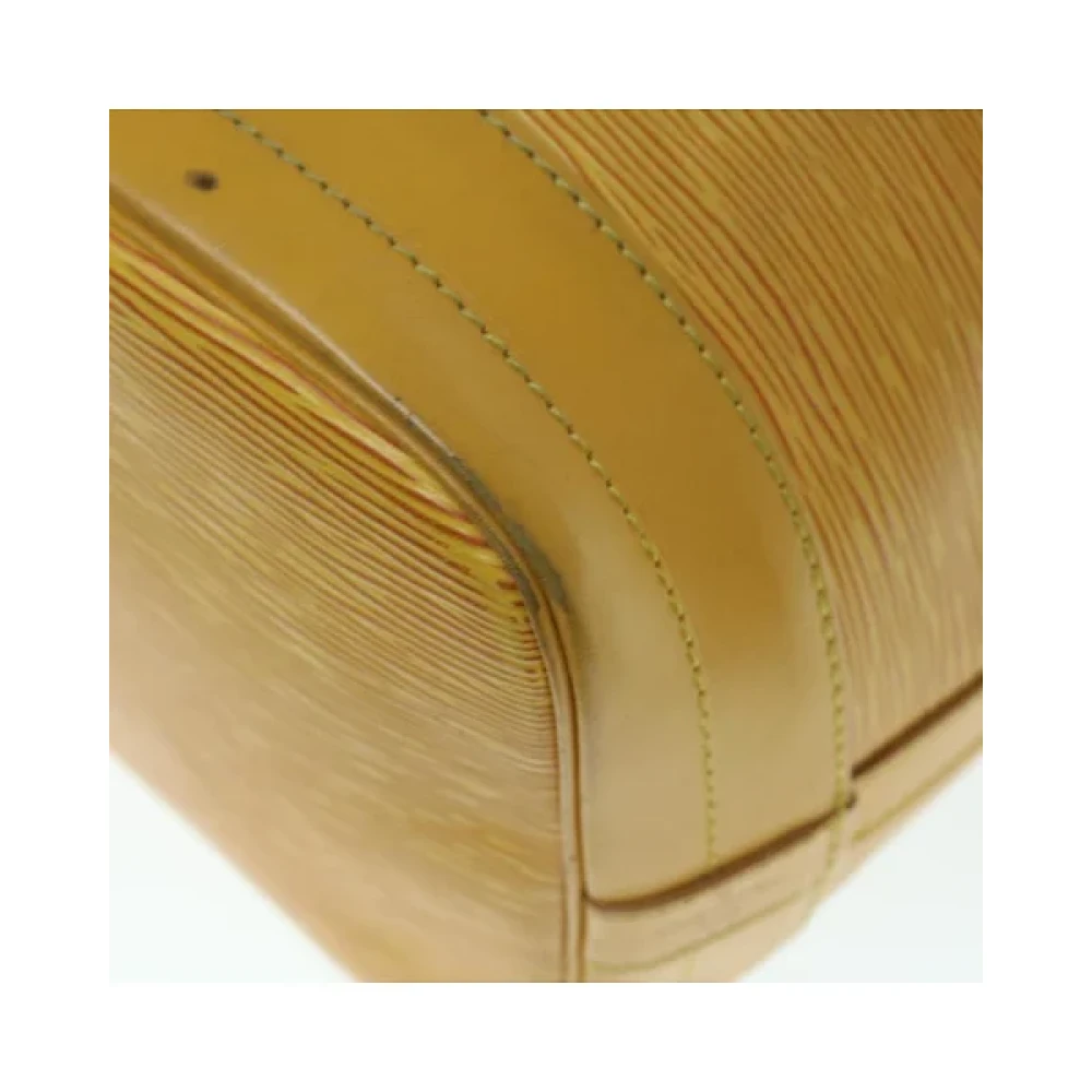 Louis Vuitton Vintage Pre-owned Leather louis-vuitton-bags Yellow Dames