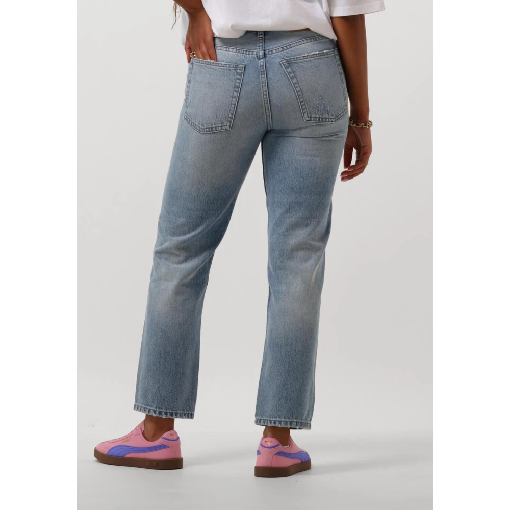 Rough Studios Felix Straight Leg Jeans Blue Dames