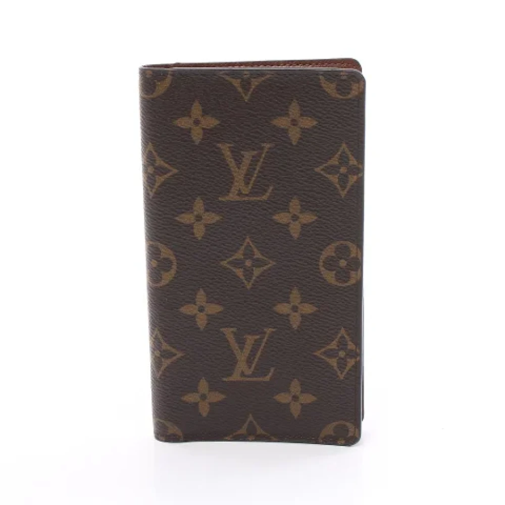 Louis Vuitton Vintage Pre-owned Leather home-office Brown Dames