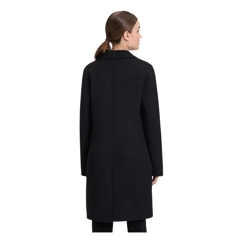 Gil Bret Klassieke wollen jas met reverskraag Black Dames