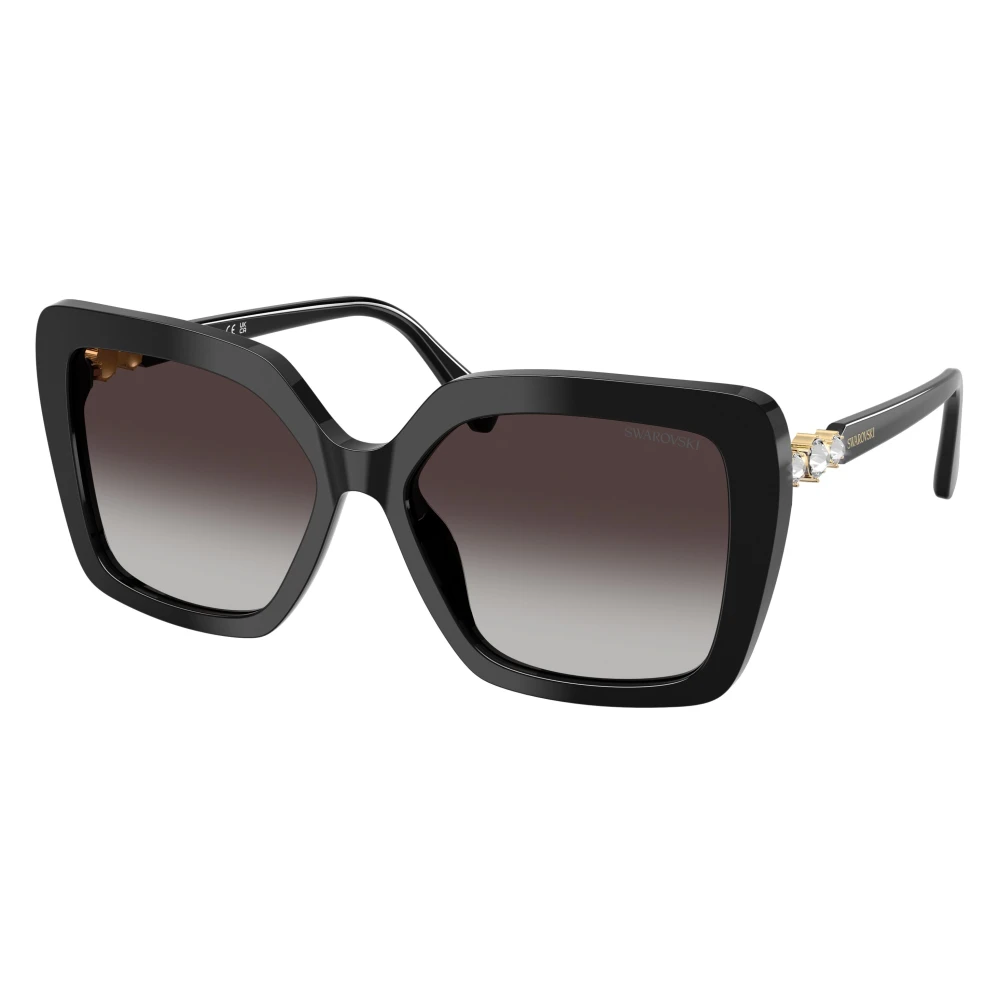 Swarovski Women's Black Sunglasses, 57 Mm, Sk6049 Sunglasses