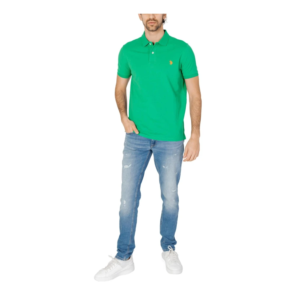 U.s. Polo Assn. Polo Shirts Green Heren