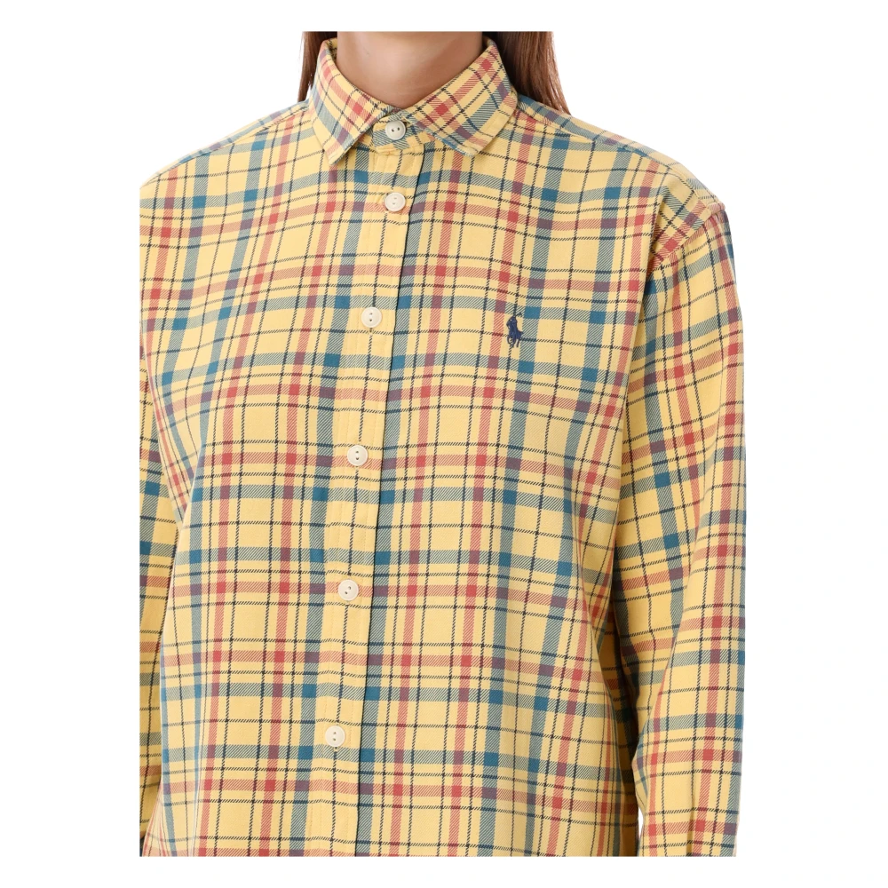 Ralph Lauren Geruite Flanellen Overhemd Multicolor Dames