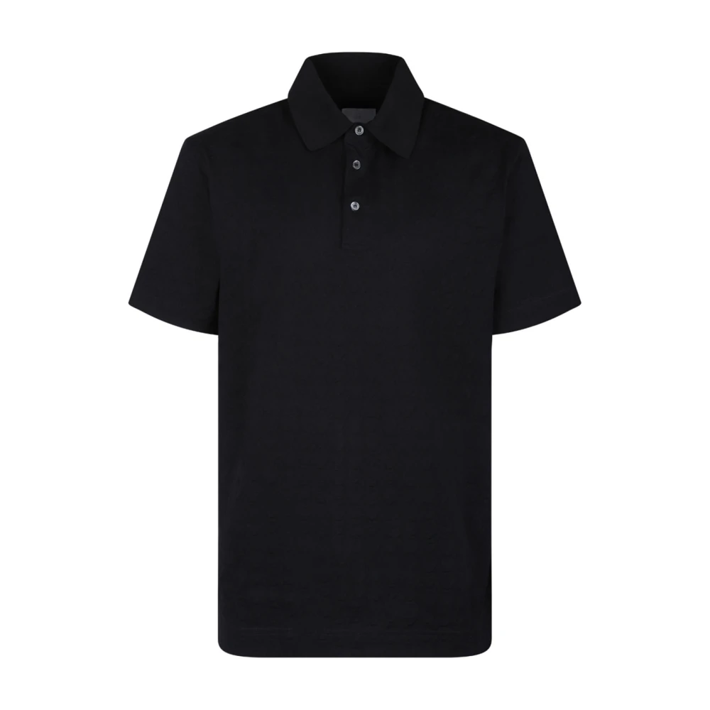Givenchy Black Polo Shirts, Male, M, 4G Jacquard Polo Shirt