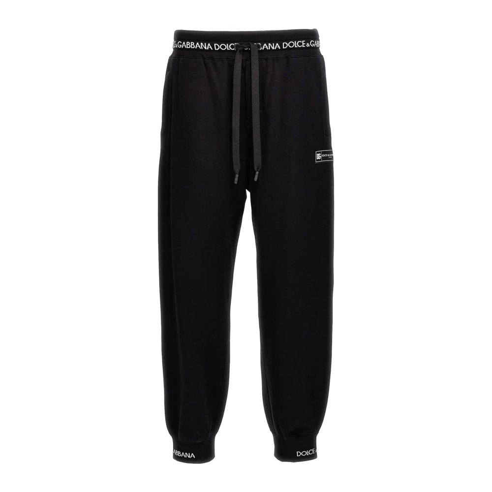Dolce & Gabbana Logo Trainingsbroek Black Heren