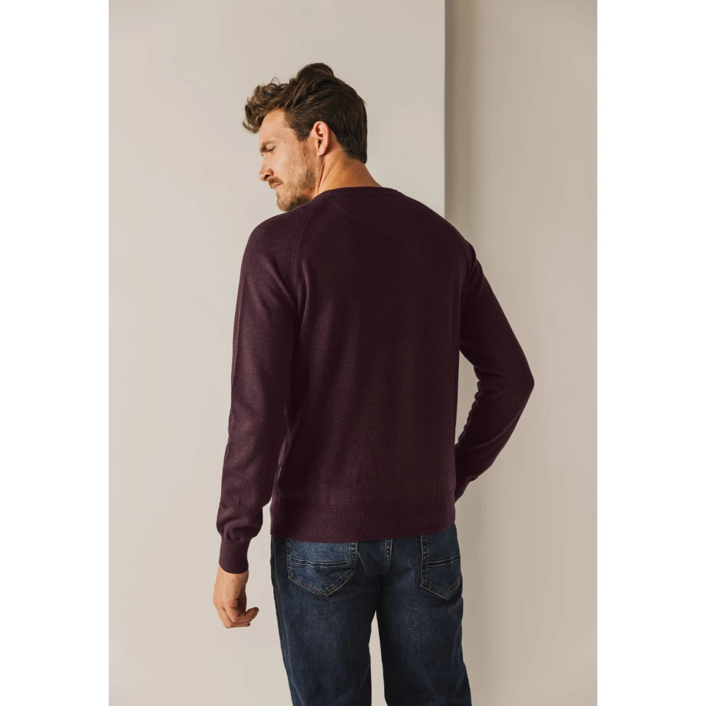 State of Art Stijlvolle Trui Purple Heren