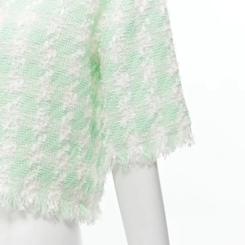 Balmain Pre-owned Fabric tops White Dames