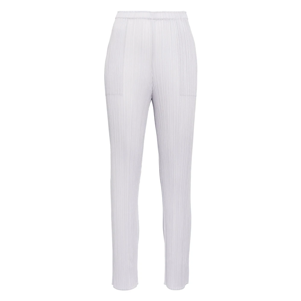 Issey Miyake Stijlvolle Broeken voor Mannen en Vrouwen Gray Dames