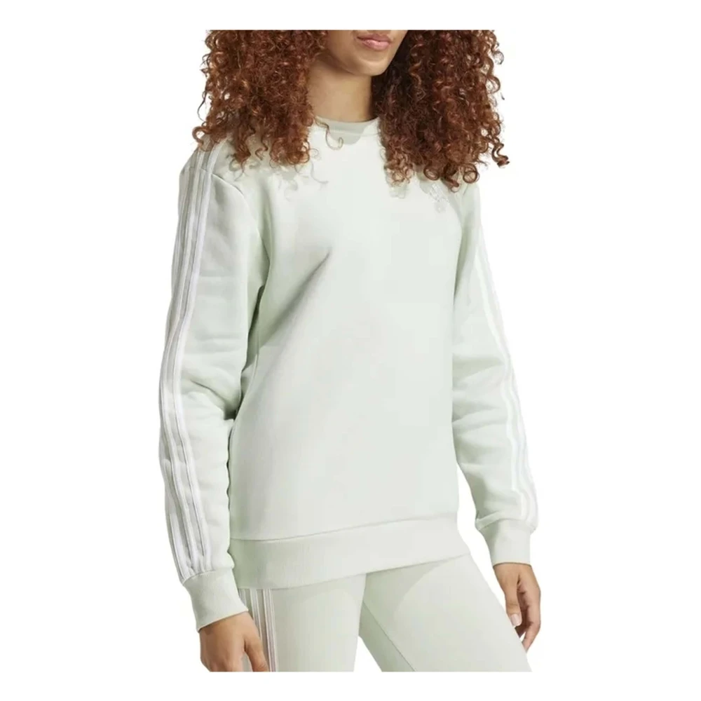 Adidas Essentials 3-Stripes Hoodie Green Dames
