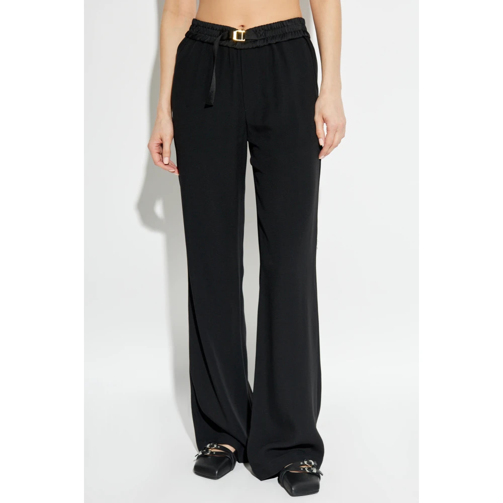 Ami Paris Broek met logo Black Dames
