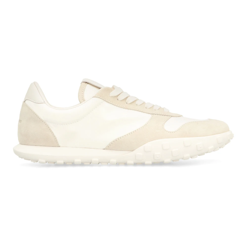 Jil Sander Men's Beige Contrasting Color Low-Top Sneakers