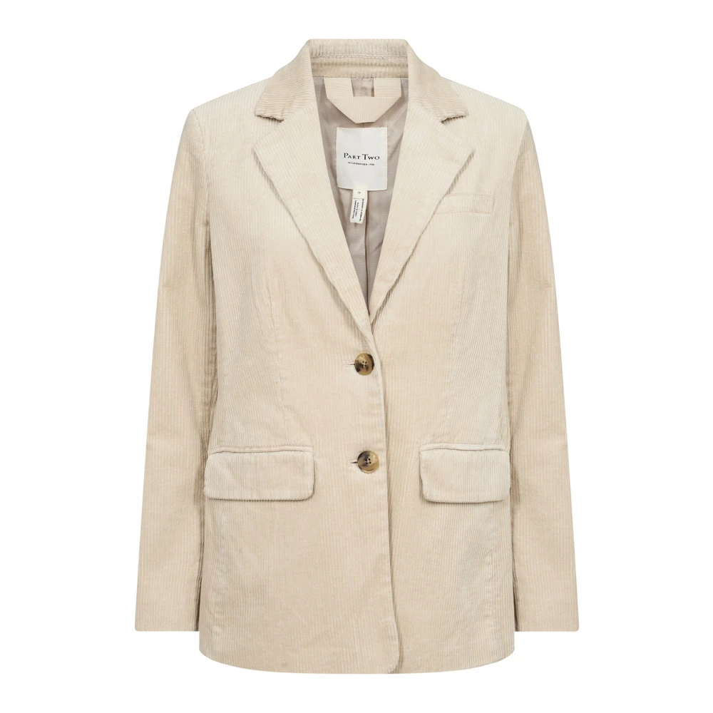 Part Two Frans Eikenhout Blazer Jas Beige Dames