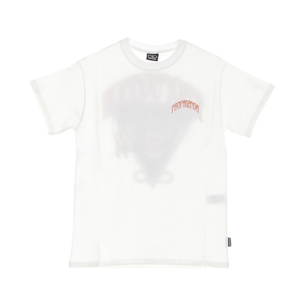 Propaganda Natuurlijke Heren Tee met Achterprint Beige Heren