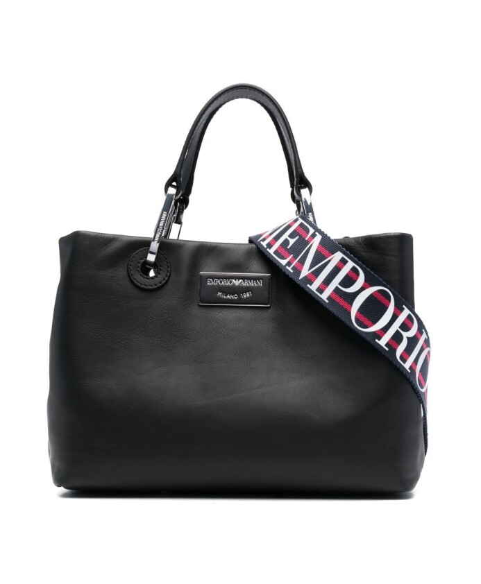 logo-plaque-leather-tote-bag