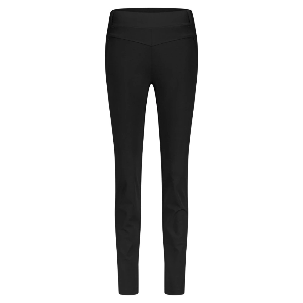 Lady Day Leanne Zwarte Straight Fit Broek Black Dames