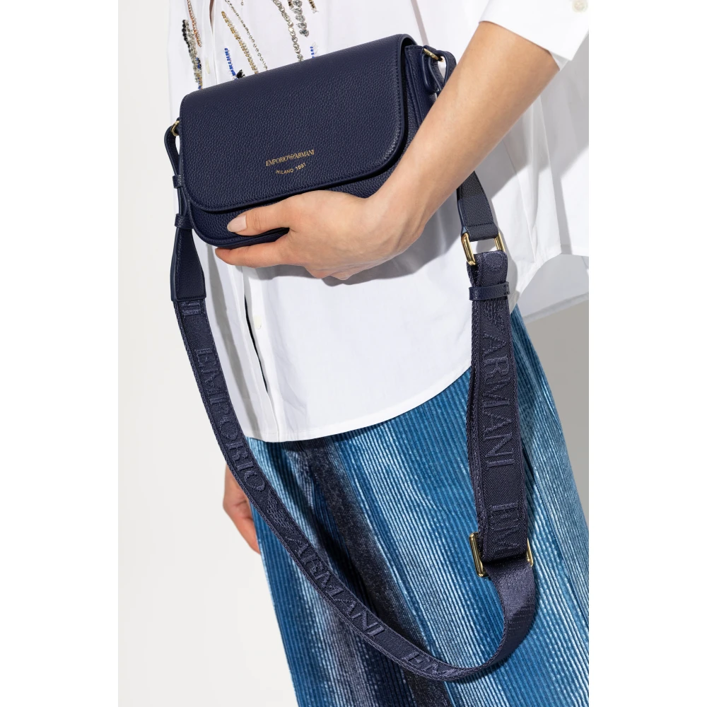 Emporio Armani Schoudertas Blue Dames