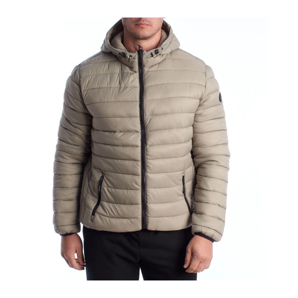 U.s. Polo Assn. Homme Beige Vestes, Taille: 2XL Veste Matelassée À Capuche