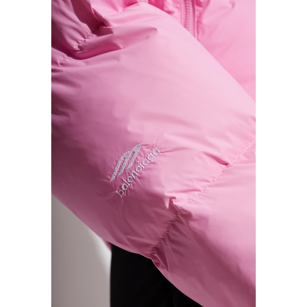 Balenciaga Gewatteerde jas uit de Skiwear collectie Pink Dames