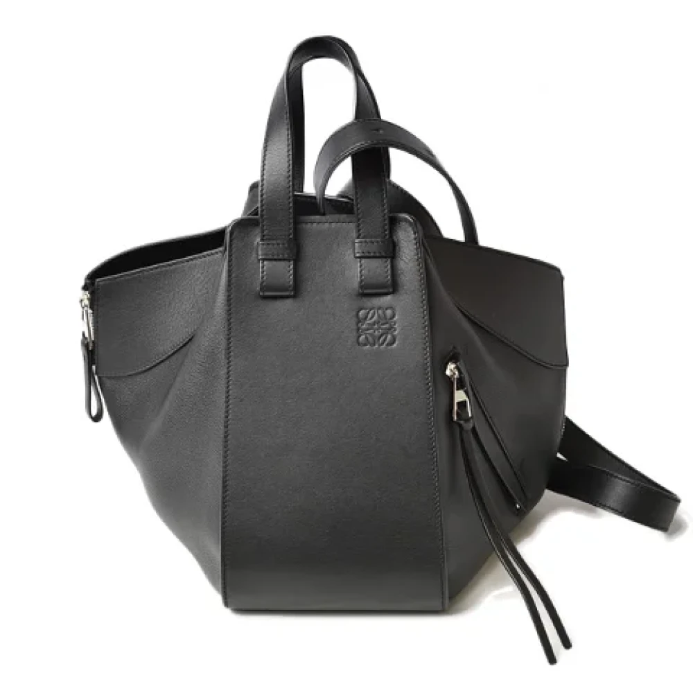 Loewe Pre-owned Leather handbags Black Dames