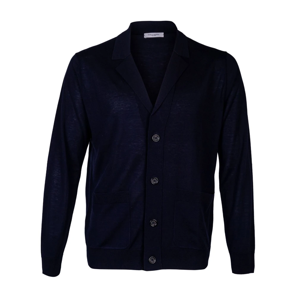 Paolo Pecora Cardigans Blue Heren