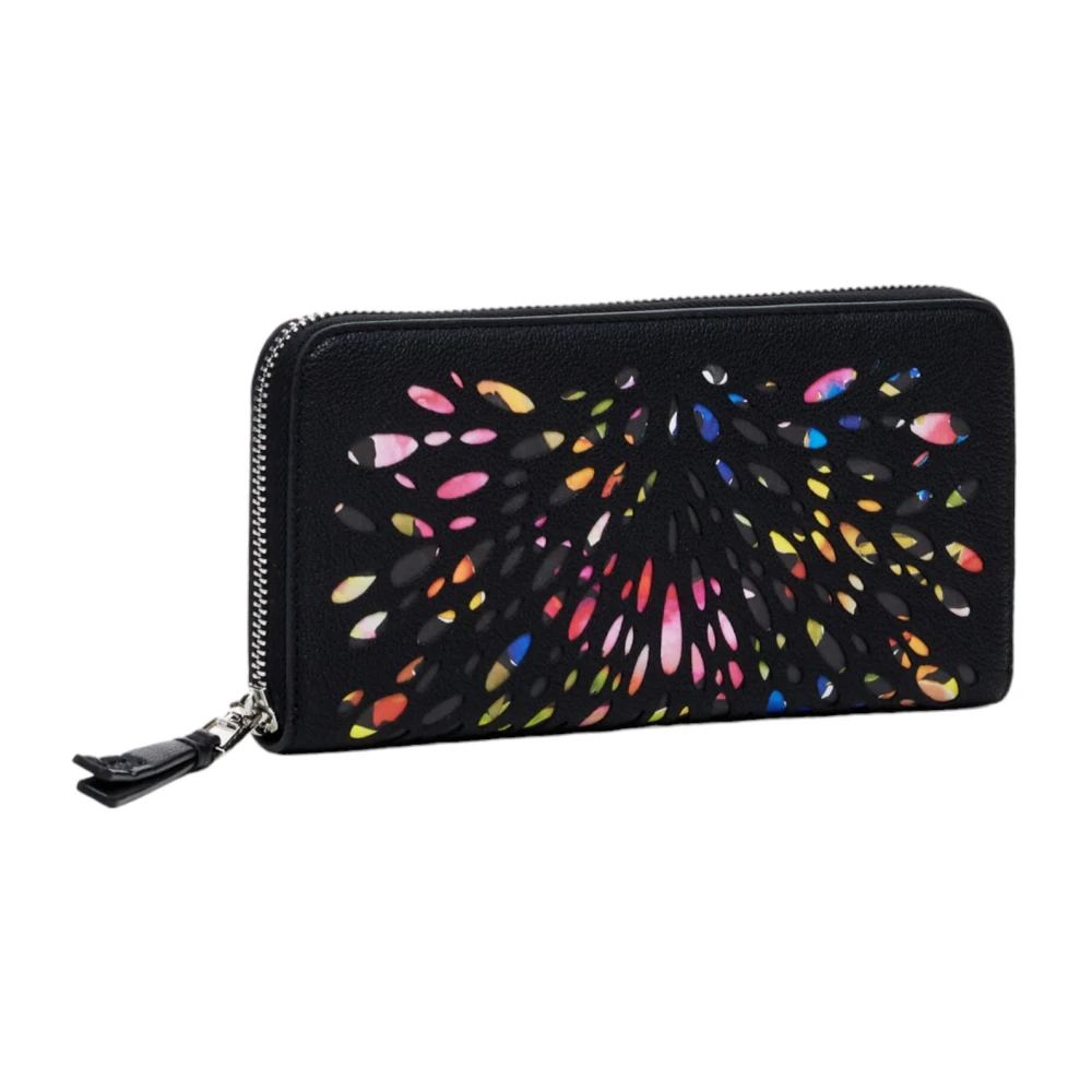 Desigual Fiona Portemonnee Herfst Winter Collectie Black Dames