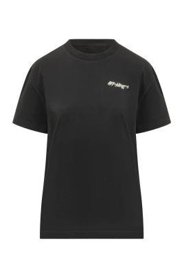 Relaxed T-shirt med korta ärmar