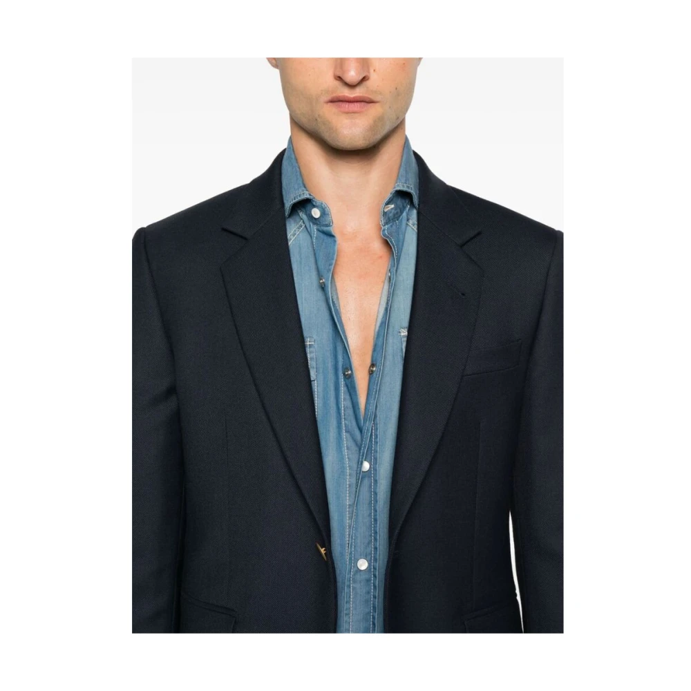Reveres 1949 Navy Blauwe Jas met Revers Blue Heren
