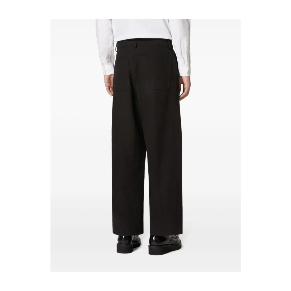 Valentino Garavani Zwarte Broek voor Mannen Aw24 Black Heren