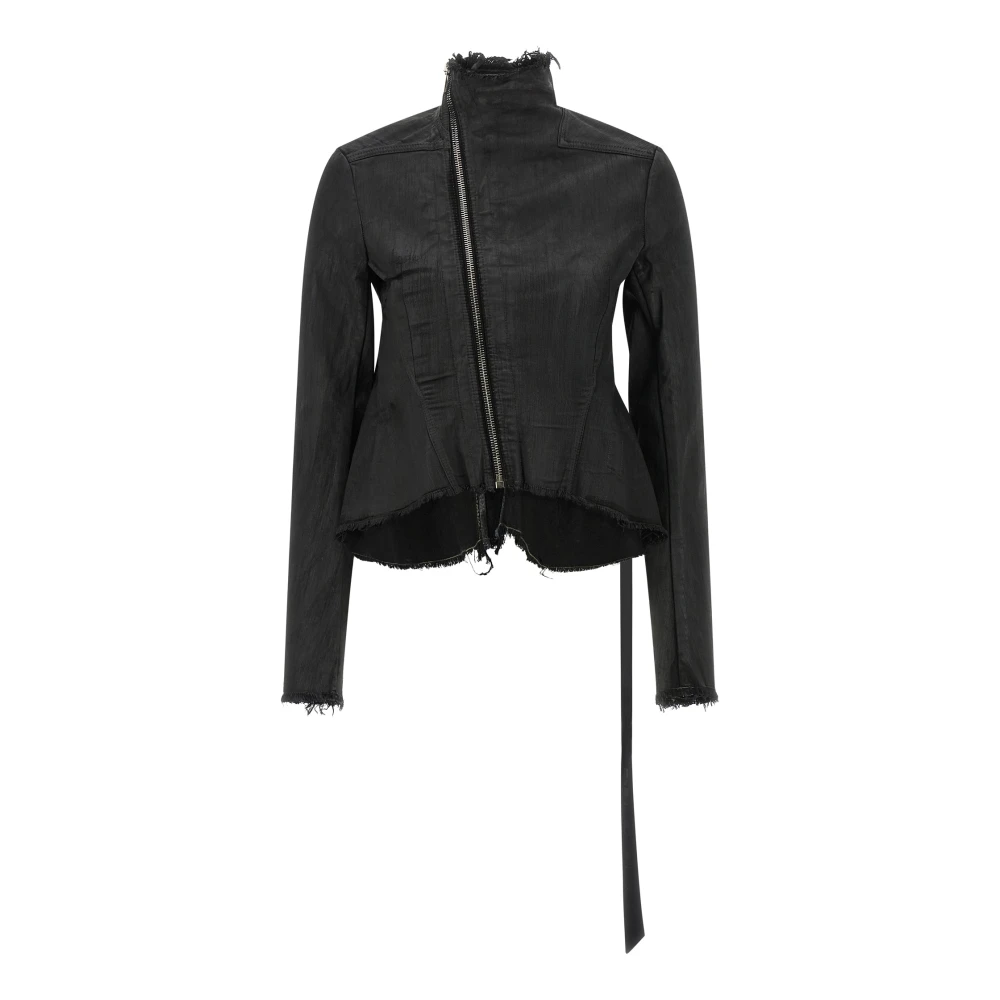 Rick Owens Black Denim Jackets, Female, M, Naska Gary Denim Jacket