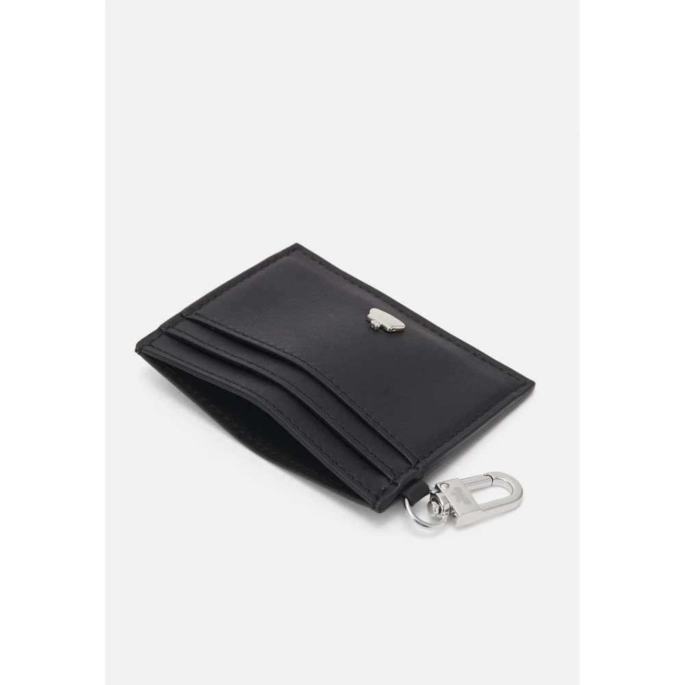 Max Mara Weekend Zwarte leren kaarthouder Pasticcino tas Black Dames
