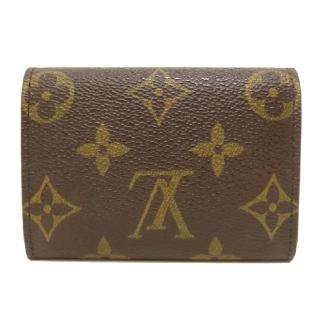 Louis Vuitton Vintage Pre-owned Canvas wallets Brown Dames