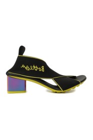Sandalen met hoge hakken