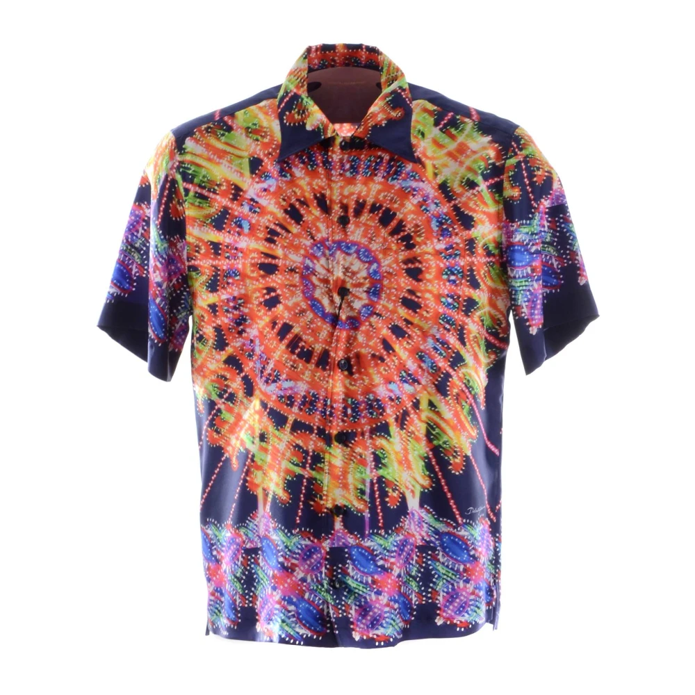 Dolce & Gabbana Men's Purple Short Sleeve Shirt - Short Sleeve Shirts - Xl- Shirts