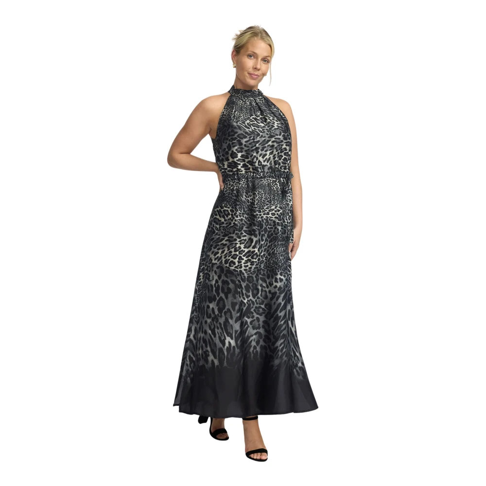2-Biz Maxirok met bloemenprint Gray Dames