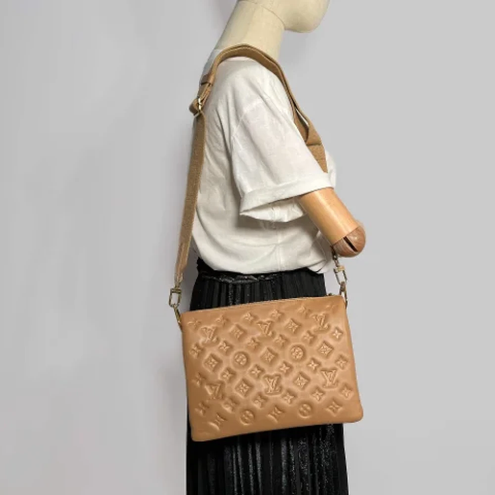Louis Vuitton Vintage Pre-owned Leather louis-vuitton-bags Beige Dames