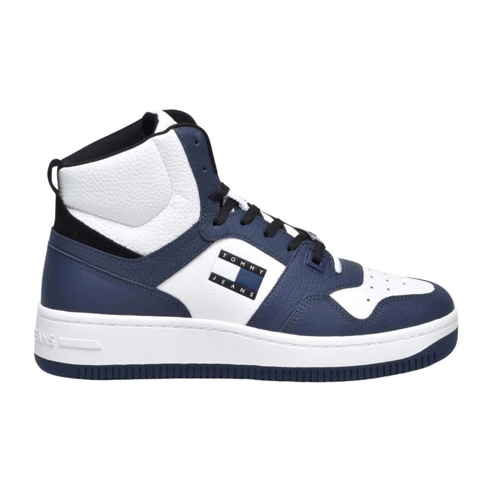 Tommy Jeans Retro Basket Mid Heren Schoenen Veelkleurig Multicolor