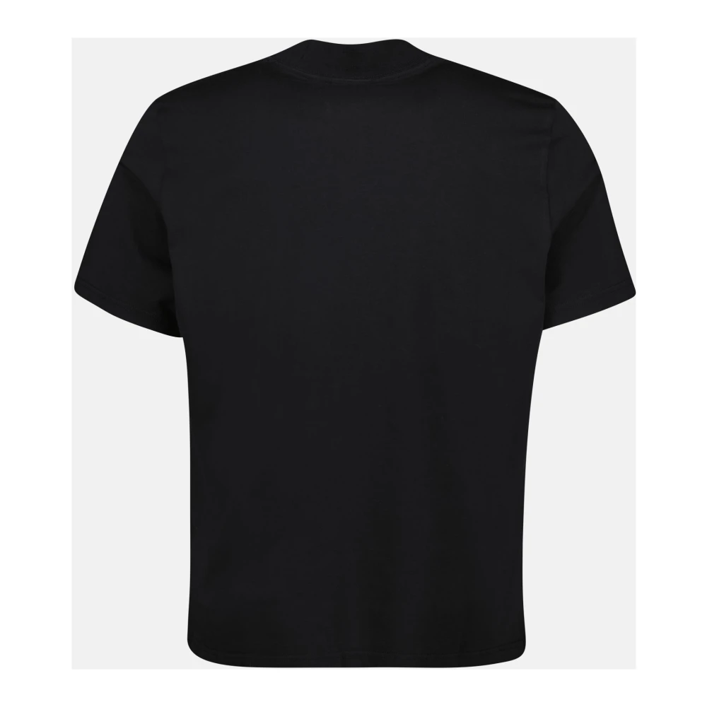 Courrèges Zwarte vulkaan T-shirt Herfst-Winter 2024 Black Heren