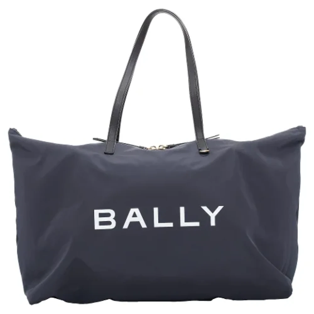Bally Pre-owned Nylon handbags Blue Dames