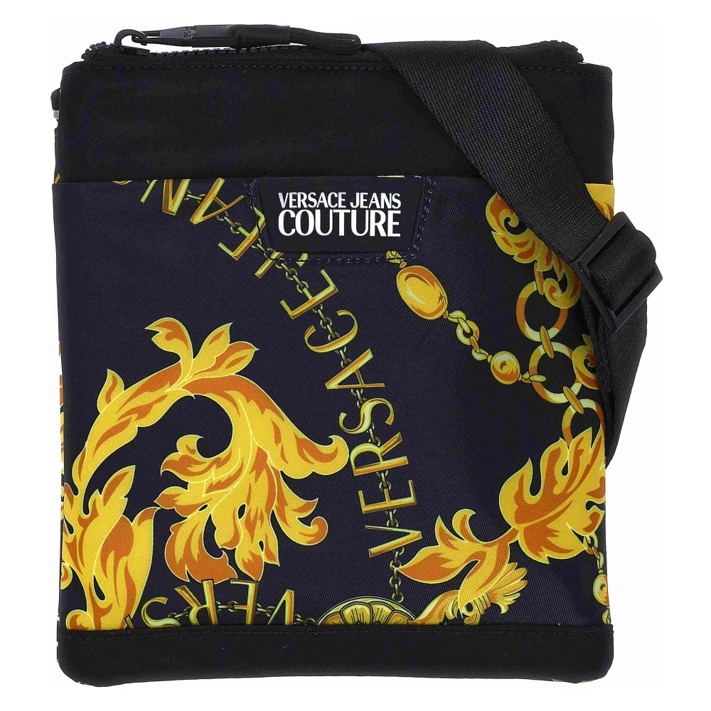 Versace Jeans Couture Zwarte Couture Tassen Multicolor Heren