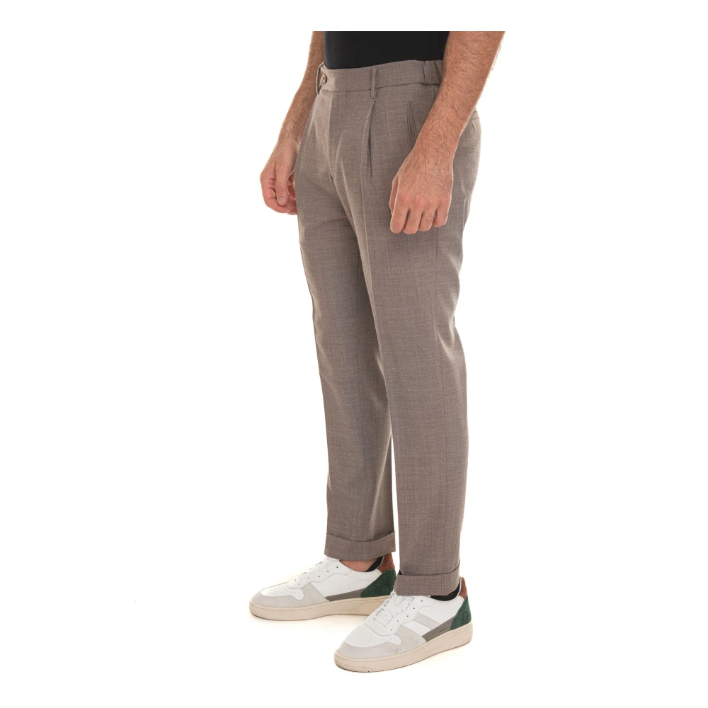 Berwich Retroelax Chino Broek Brown Heren