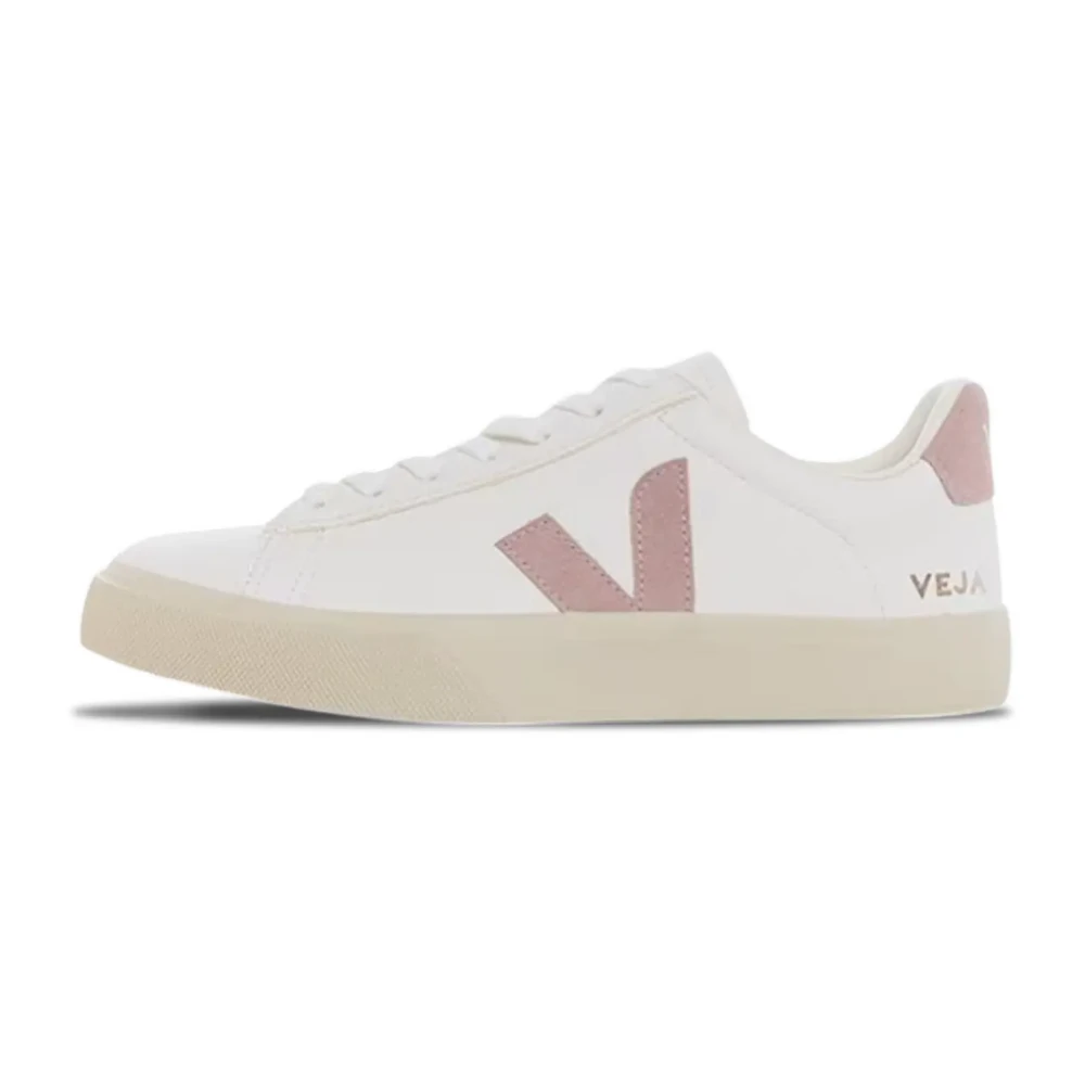 Veja Women's White Sneakers, 4 Uk, Campo Leather