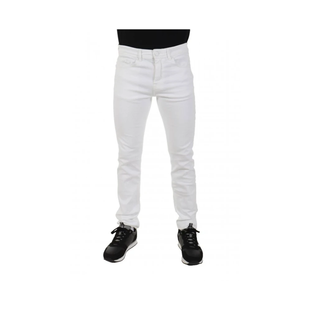 Karl Lagerfeld Vit Slim-Fit Jeans