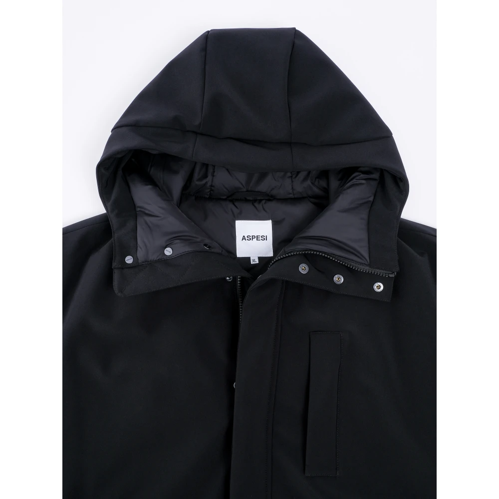 Aspesi Winterparka Liam Black Heren