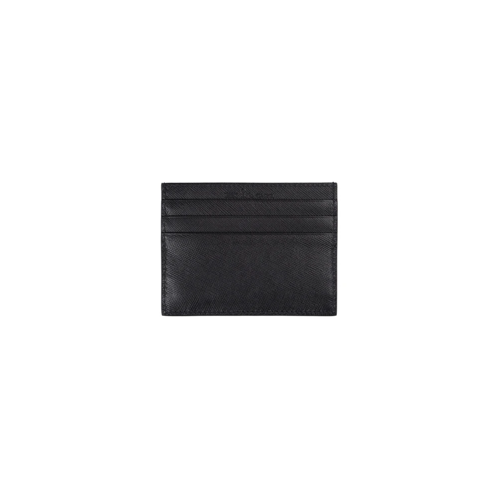 Kiton Zwarte Leren Schoudertas Black Heren