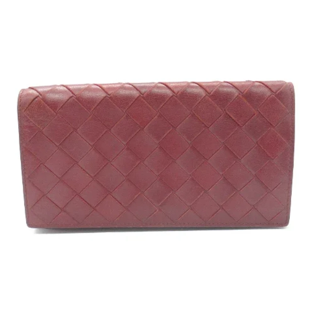 Bottega Veneta Vintage Pre-owned Leather wallets Brown Dames