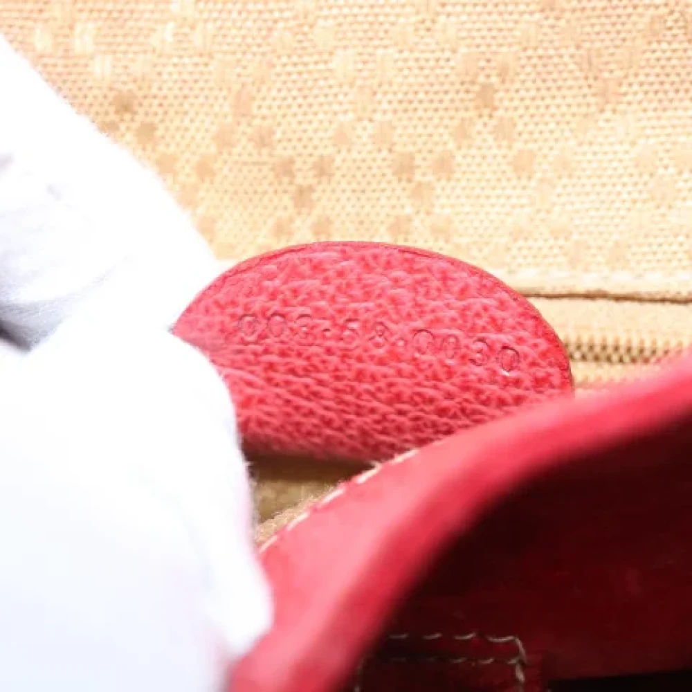 Gucci Vintage Pre-owned Suede backpacks Red Dames