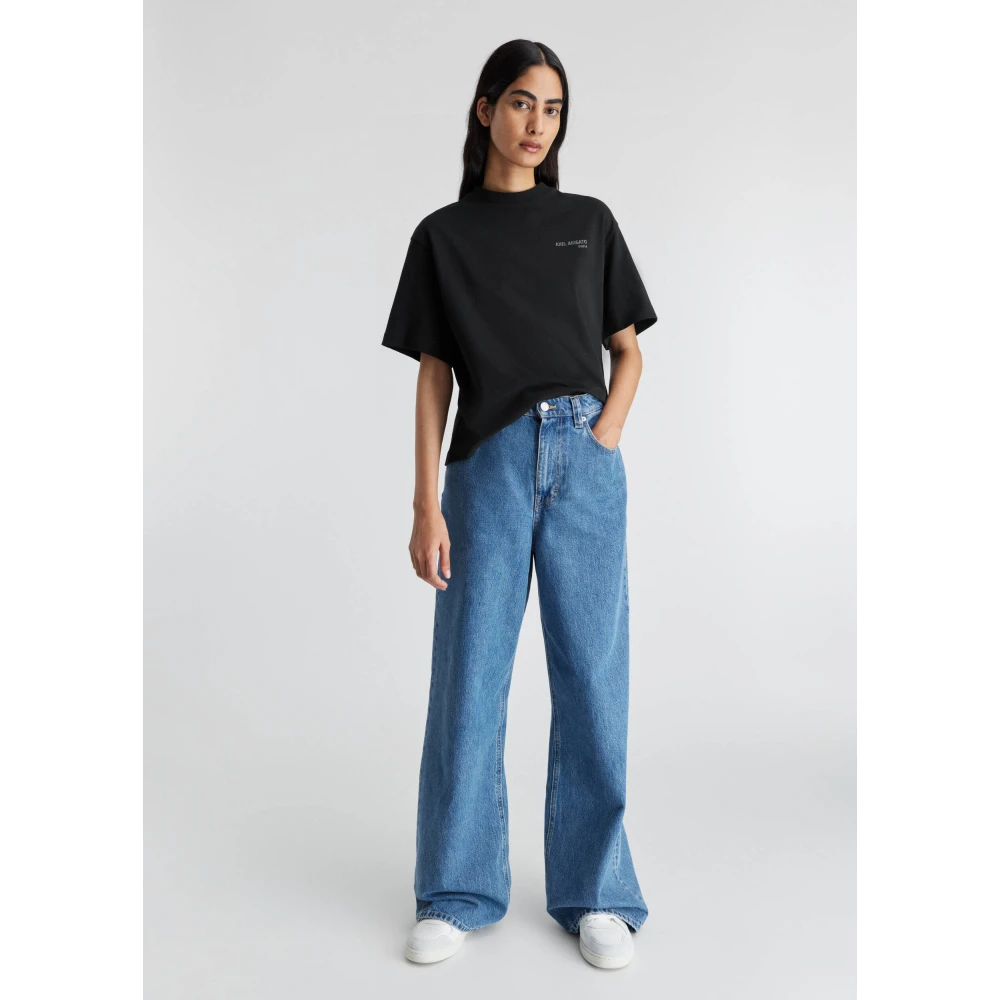 Axel Arigato Float Oversized T-Shirt Black Dames