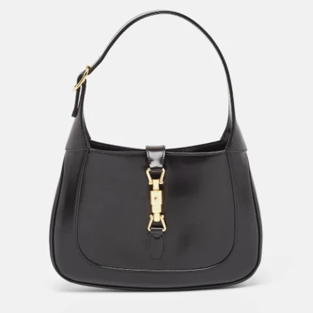 Gucci Vintage Pre-owned Leather handbags Black Dames