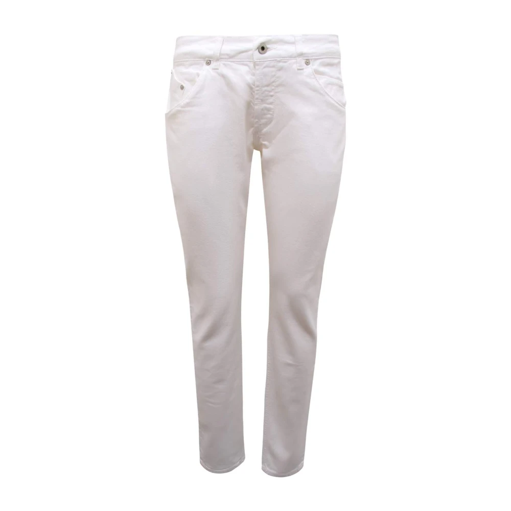 Dondup Men's White Slim Fit Jeans, W31, Slim-Fit Jeans